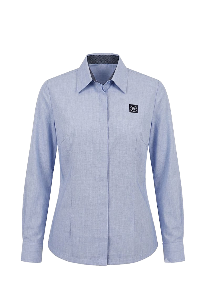 Forest View HS LS Blouse Light Blue