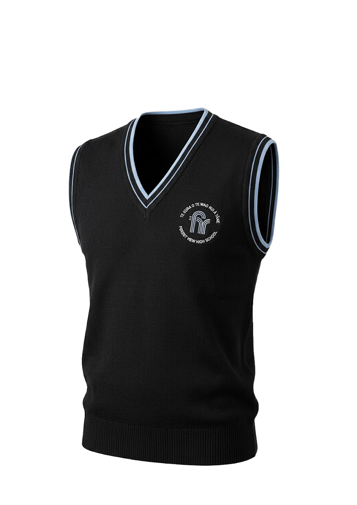 Forest View HS Vest Black/Sky