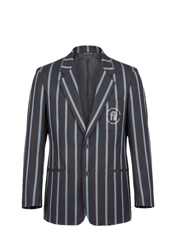 Forest View HS Boys Blazer Navy/Sky